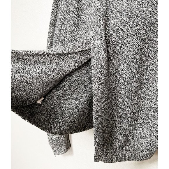 Madewell Province Cross-Back Pullover Sweater Cotton Blend Soft Marled Gray M - Picture 9 of 16